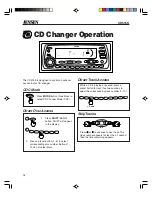 Предварительный просмотр 10 страницы Jensen CD515K Operation