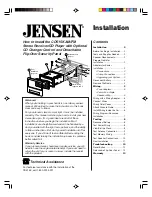 Preview for 13 page of Jensen CD515K Operation