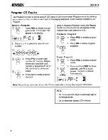 Preview for 8 page of Jensen CD615X Operation Manual