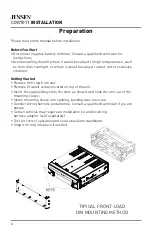 Предварительный просмотр 6 страницы Jensen CDR7011 Installation & Owner'S Manual