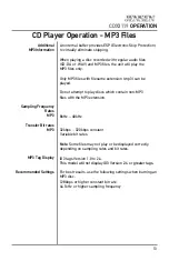 Preview for 13 page of Jensen CDX3119 Installation & Owner'S Manual