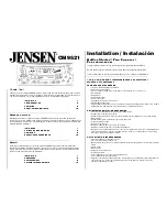 Предварительный просмотр 1 страницы Jensen CM9521 Owner'S Manual