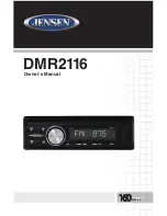 Jensen DMR2116 Owner'S Manual preview
