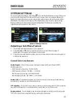 Предварительный просмотр 23 страницы Jensen DMX5020 Operating Instructions Manual