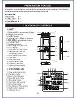 Предварительный просмотр 6 страницы Jensen DR-115 User Manual