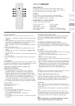 Preview for 5 page of Jensen DREAM Assembly And Instructions For Use