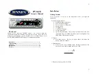 Preview for 1 page of Jensen DV1628 Owner'S Manual