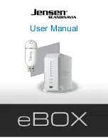 Jensen eBOX User Manual предпросмотр