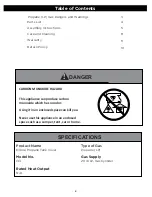 Preview for 2 page of Jensen Eldora 133 Owner'S Manual