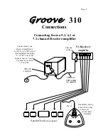 Предварительный просмотр 3 страницы Jensen Groove 310 Instructions