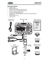 Предварительный просмотр 4 страницы Jensen Heavy Duty JHD910BT Owner'S Manual