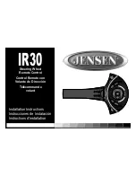 Jensen IR30 Installation Instructions Manual preview