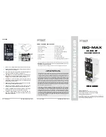 Предварительный просмотр 1 страницы Jensen ISO-MAX DB-2RM-WP User Manual