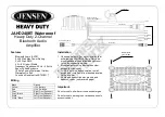 Preview for 2 page of Jensen JAHD240BT User Manual