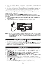 Предварительный просмотр 6 страницы Jensen JBD-100A User Manual