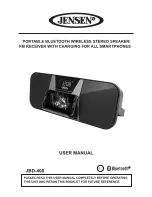 Jensen JBD-400 User Manual предпросмотр