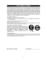 Предварительный просмотр 2 страницы Jensen JBS-350 User Manual