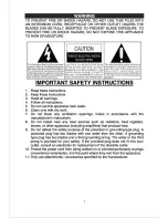 Предварительный просмотр 2 страницы Jensen JCR-150 Instruction Manual