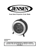 Jensen JCR-225 User Manual предпросмотр