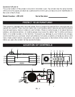 Предварительный просмотр 5 страницы Jensen JCR-235 User Manual