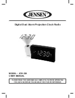 Предварительный просмотр 1 страницы Jensen JCR-238 User Manual