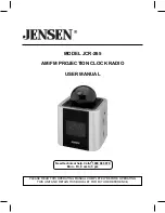 Jensen JCR-265 User Manual preview