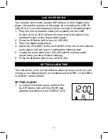 Предварительный просмотр 12 страницы Jensen JCR-265 User Manual