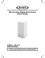 Jensen JCR-370 User Manual preview