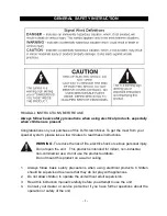 Preview for 2 page of Jensen JDJ-500 User Manual