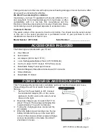 Предварительный просмотр 5 страницы Jensen JDTV-1020 User Manual