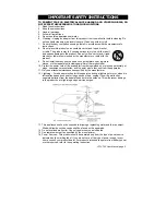 Предварительный просмотр 3 страницы Jensen JDTV-750 User Manual