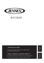 Preview for 1 page of Jensen JE1512LED User Manual