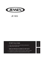 Jensen JE1909 User Manual предпросмотр