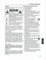 Предварительный просмотр 3 страницы Jensen JE1913AC User Manual