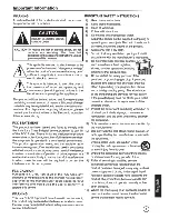 Preview for 3 page of Jensen JE2212LED User Manual