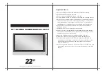 Предварительный просмотр 1 страницы Jensen JE2269 Operating Manual