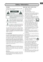 Предварительный просмотр 3 страницы Jensen JE2421S Instruction Manual