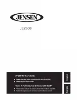 Jensen JE2608 User Manual preview