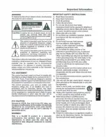 Предварительный просмотр 3 страницы Jensen JE2608 User Manual