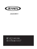 Предварительный просмотр 1 страницы Jensen JE2608WV User Manual