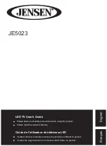 Preview for 1 page of Jensen JE5023 User Manual