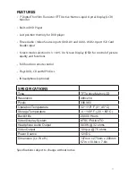 Preview for 3 page of Jensen JENHR1D Operation Manual And Installation Manual