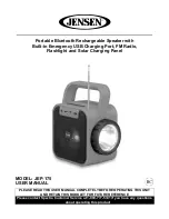 Jensen JEP-175 User Manual preview