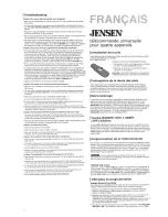 Предварительный просмотр 3 страницы Jensen JER422 User Manual