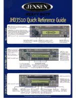 Preview for 17 page of Jensen JHD3510 - Heavy Duty CD Receiver Installation And Operation Manual