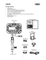 Preview for 3 page of Jensen JHD905 Owner'S Manual