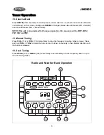 Preview for 8 page of Jensen JHD905 Owner'S Manual