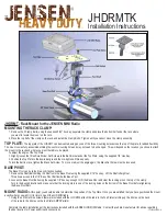 Jensen JHDRMTK Installation Instructions preview