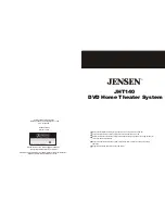 Preview for 1 page of Jensen JHT140 Manual