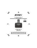 Jensen JiMS-198i Owner'S Manual preview